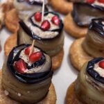 ბადრიჯანი ნიგვზით მჭადზე