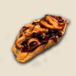 ბრუსკეტა სოკოთი და კარამელიზირებული ხახვით